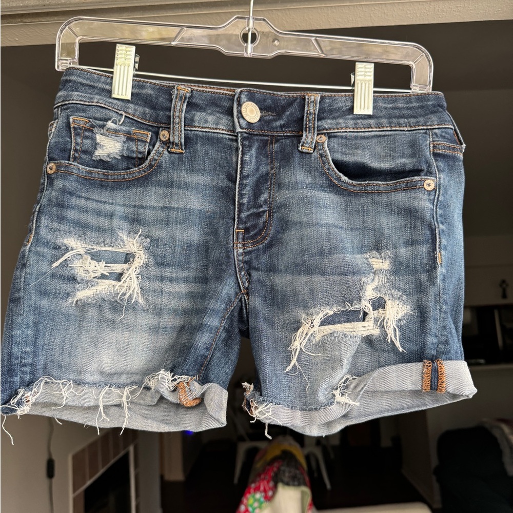 American Eagle Distressed Denim Women Shorts